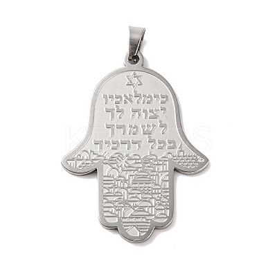 Non-Tarnish 304 Stainless Steel Pendants LS-STAS-Z069-02P-1