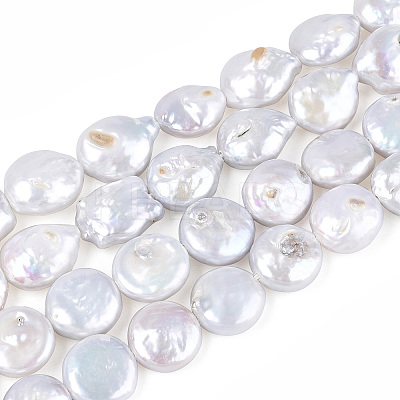 Natural Keshi Pearl Beads Strands PEAR-S018-02L-1