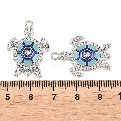 Alloy Colorful Enamel Pendants FIND-C095-02P-1