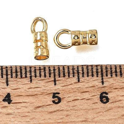 Brass Cord Ends KK-CBA1A60-09G-1
