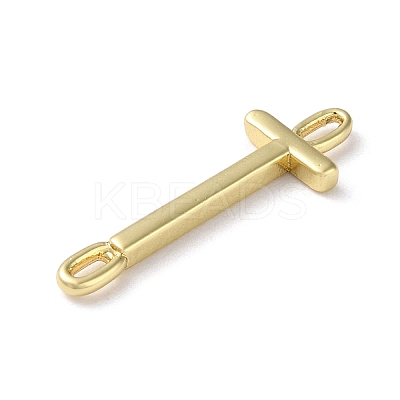 Rack Plating Brass Connector Charms KK-P245-07G-T-1