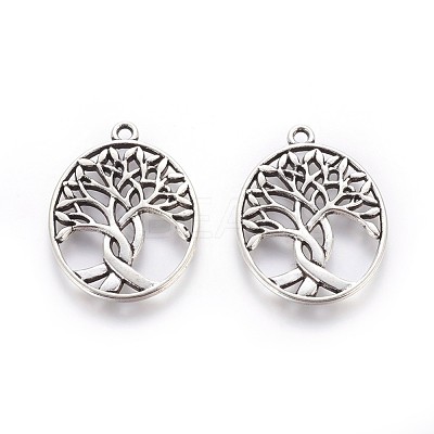 Tibetan Style Zinc Alloy Pendants X-PALLOY-P178-03AS-1