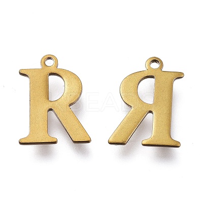 PVD Vacuum Plating  304 Stainless Steel Charms STAS-H112-R-AB-1