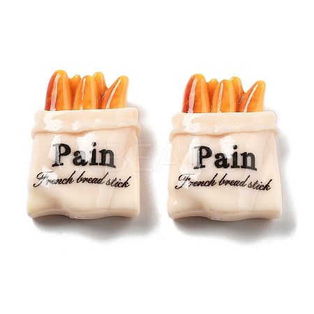 Cute Mini Food Series Resin Cabochons CRES-I038-01F-1