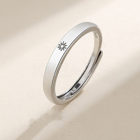 Sun Alloy Adjustable Finger Rings FS-WGBB794-01-1