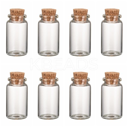 Glass Jar Glass Bottles AJEW-H004-4-1