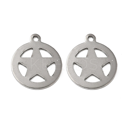 201 Stainless Steel Pendants STAS-I330-042P-1