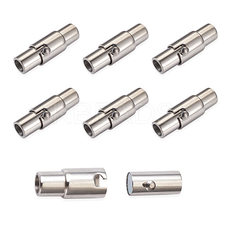 Smooth 304 Stainless Steel Magnetic Screw Clasps STAS-PJ0001-09P-1