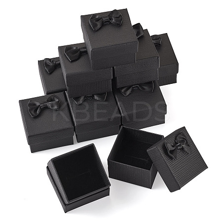 Square Cardboard Paper Ring Gift Storage Boxes CON-TAC0001-17A-1
