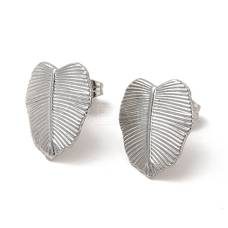 Non-Tarnish 304 Stainless Steel Stud Earrings for Women EJEW-I281-37P-1