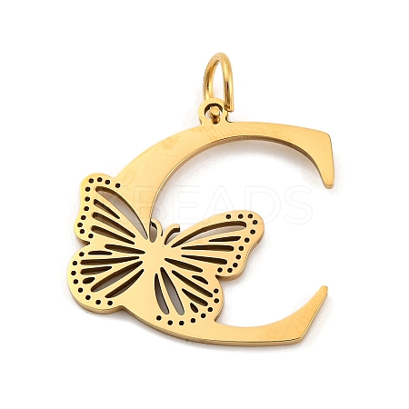 Ion Plating(IP) 201 Stainless Steel Pendants STAS-N103-184G-C-1