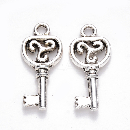 Tibetan Style Alloy Pendants TIBEP-S319-076AS-RS-1