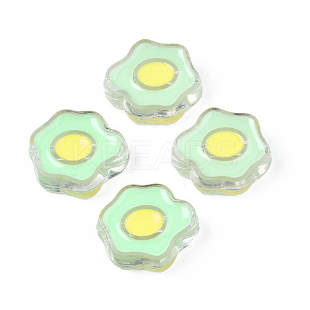 Transparent Acrylic Beads ACRC-S039-05B-1