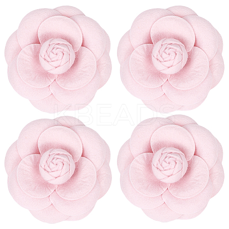 4Pcs Cloth Art Camelia Brooch Pins JEWB-CN0001-03E-1