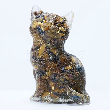 Resin Craft Display Decorations DJEW-PW0021-31G-1