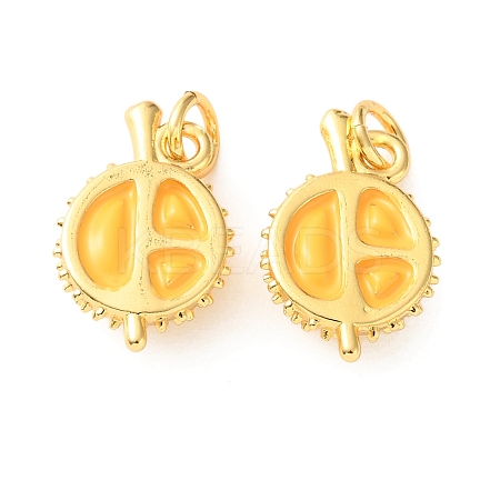 Brass Pendants KK-D111-04C-G-1