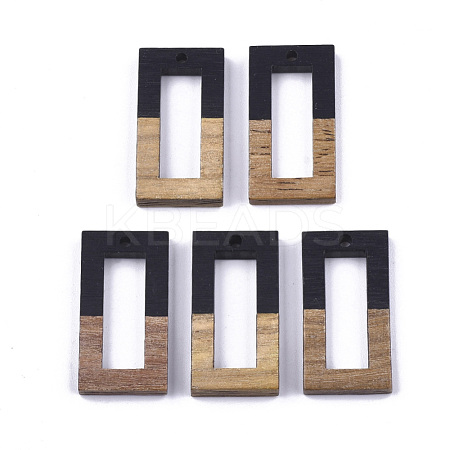 Resin & Walnut Wood Pendants RESI-S358-10D-1
