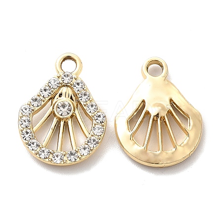 UV Plating Alloy Pendants ALRI-M020-22G-1