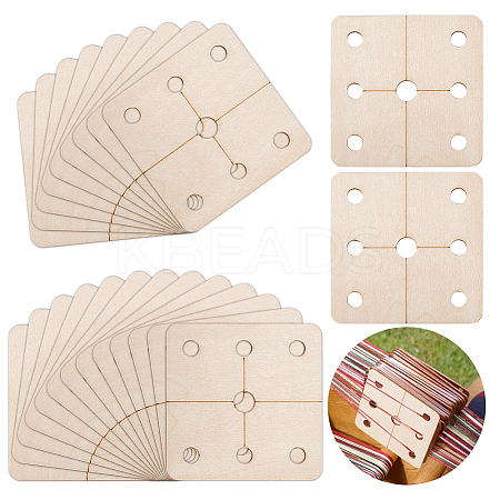 24Pcs Wood Tool for Knitting Loom Accessories TOOL-GA0001-90B-01-1