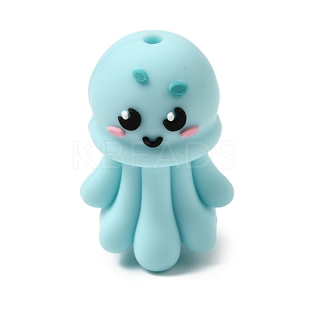 Marine Theme Silicone Beads SIL-D013-01H-1