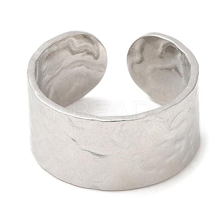 Non-Tarnish 304 Stainless Steel Open Cuff Rings RJEW-K245-70P-1