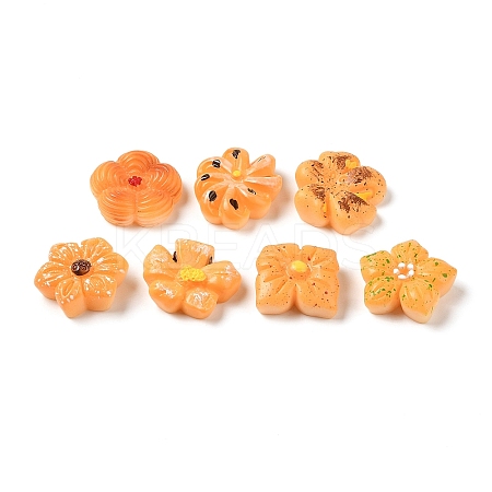 Opaque Resin Imitation Food Decoden Cabochons RESI-S396-18-1
