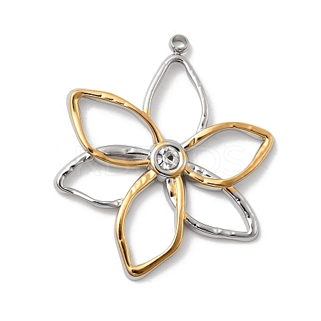 304 Stainless Steel Pendants STAS-A126-03B-GP-1