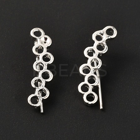 Alloy Dangle Earrings EJEW-F270-06S-1