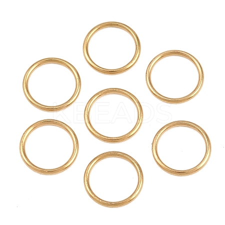 Ion Plating(IP) 304 Stainless Steel Closed Jump Rings STAS-G393-06G-18-1
