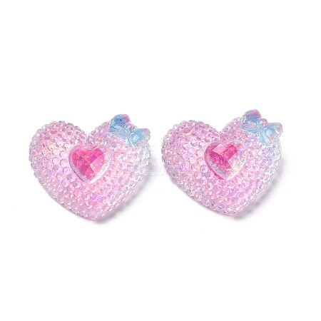 Transparent Epoxy Resin Decoden Cabochons CRES-I030-03C-1