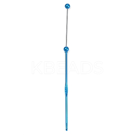 DIY Alloy Beadable Crochet Hooks LS-AJEW-A064-02E-1