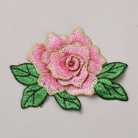 Computerized Embroidery Cloth Iron on/Sew on Patches DIY-WH0622-093K-1