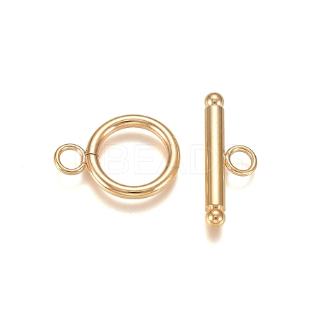 304 Stainless Steel Toggle Clasps LS-X-STAS-F040-41-G-1