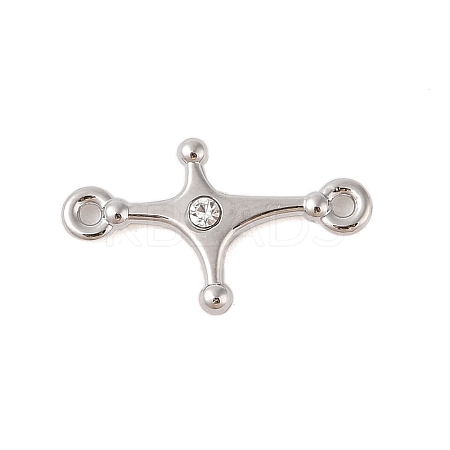 Alloy Crystal Rhinestone Star Links Connector Charms LS-FIND-Z053-05P-1