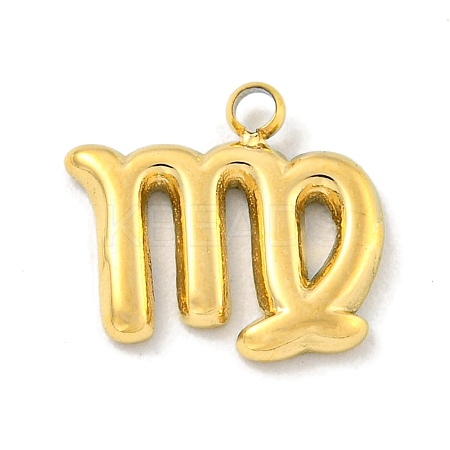 Real 18K Gold Plated PVD Vacuum Plating 304 Stainless Steel Pendants STAS-L278-002G-06-1