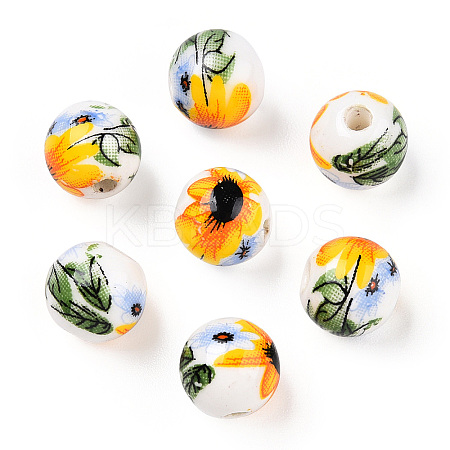 Handmade Porcelain Beads PORC-E021-01B-1