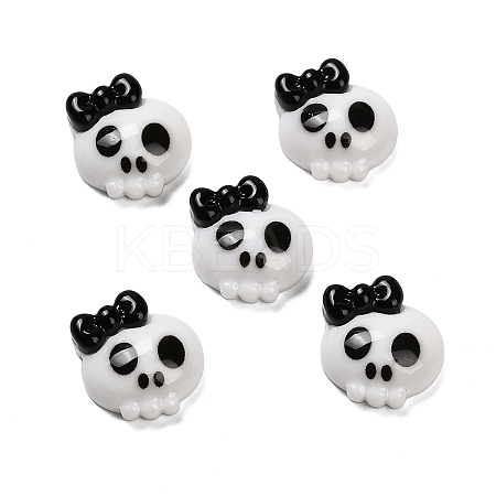 Halloween Opaque Resin Cabochons CRES-I045-01G-02-1
