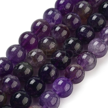 Natural Amethyst Beads Strands G-C152-01A-1