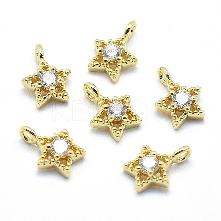 Brass Charms ZIRC-J040-37G-04-NR-1