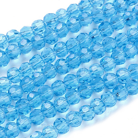 Glass Beads Strands LS-EGLA-J042-6mm-07-1