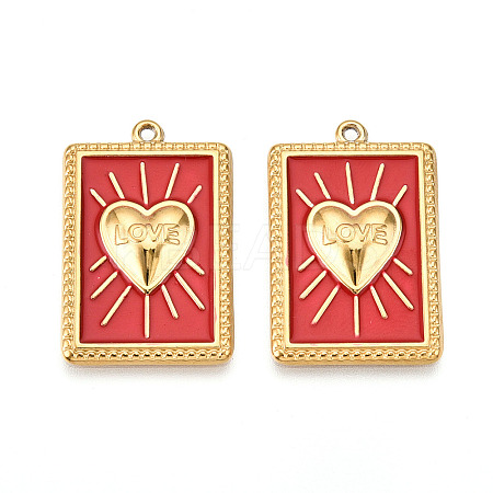 304 Stainless Steel Pendants STAS-N108-26B-G-1