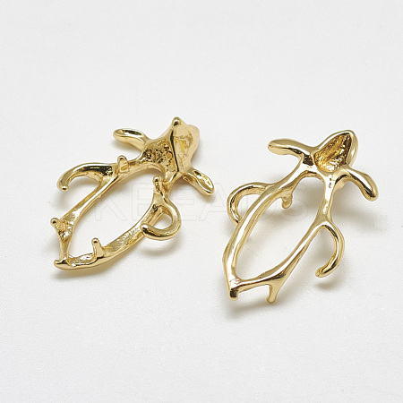 Brass Rhinestone Setting Findings KK-S347-140-1