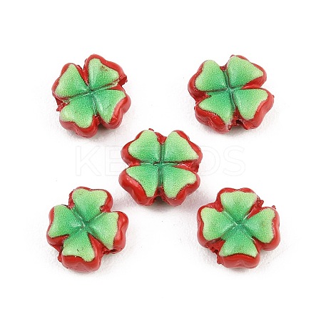 Printed Cinnabar Beads CARL-A001-01A-1