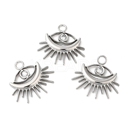 304 Stainless Steel Pendants STAS-R122-10P-1
