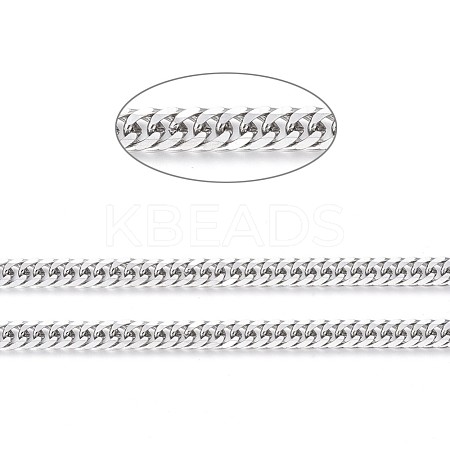 304 Stainless Steel Curb Chains CHS-I005-11A-1