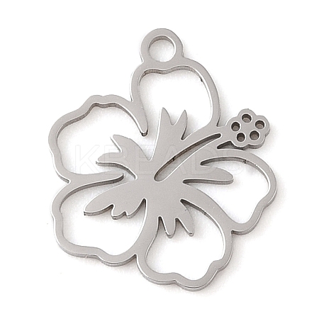 Non-Tarnish Manual Polishing 201 Stainless Steel Pendants STAS-M058-05P-1