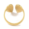 Ion Plating(IP) 304 Stainless Steel Enamel Wing Cuff Finger Rings RJEW-L107-084G-02-3