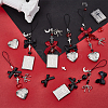 DIY Bowknot Mobile Straps Making Kit DIY-SC0031-06-4