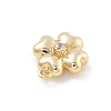 Brass Micro Pave Cubic Zirconia Pendants KK-D283-09G-2
