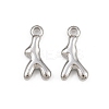 304 Stainless Steel Pendants STAS-L303-26P-01-1